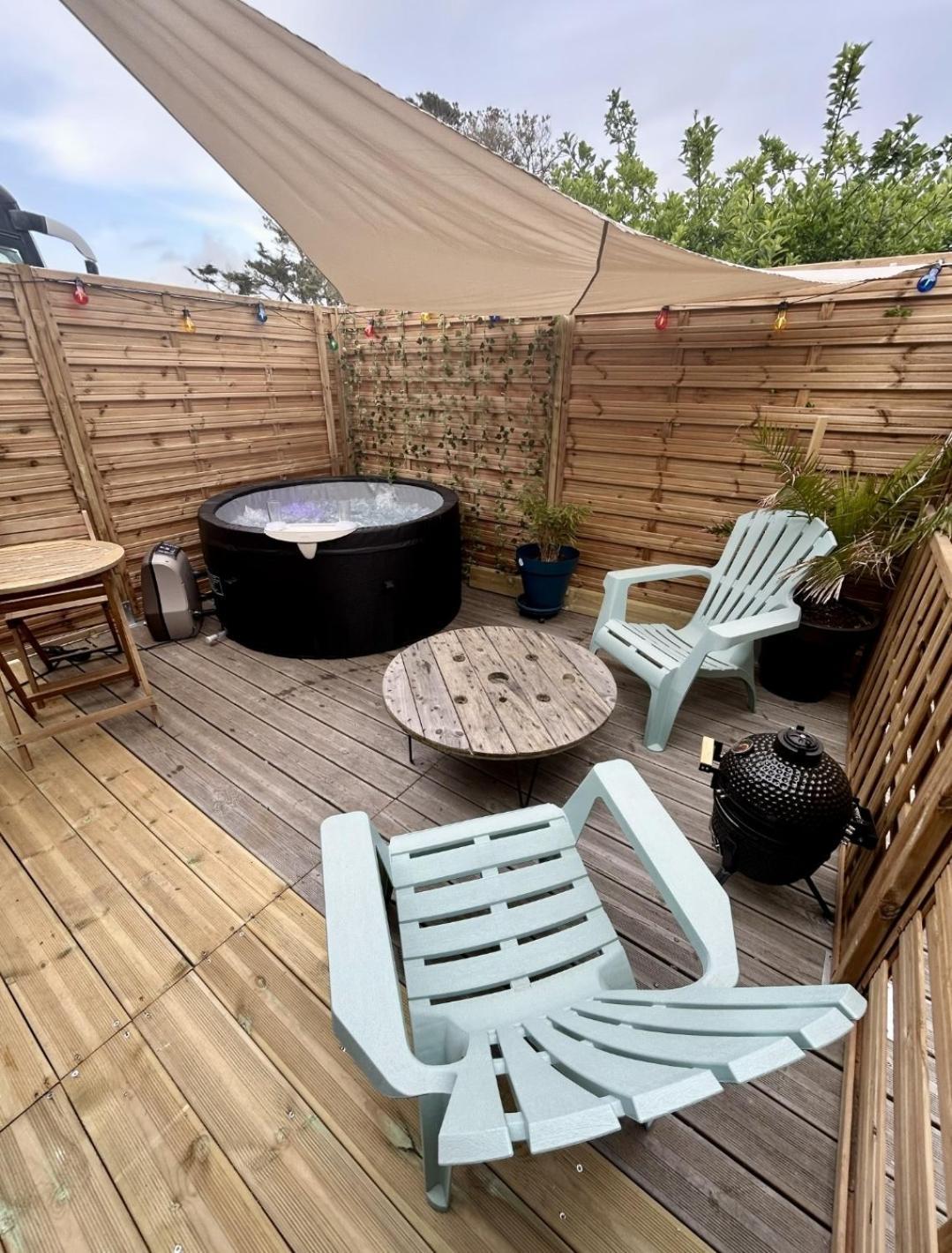 Studio Le Moutik Du Bord De Mer Avec Spa Parking Gratuit Lampaul-Plouarzel Exteriör bild